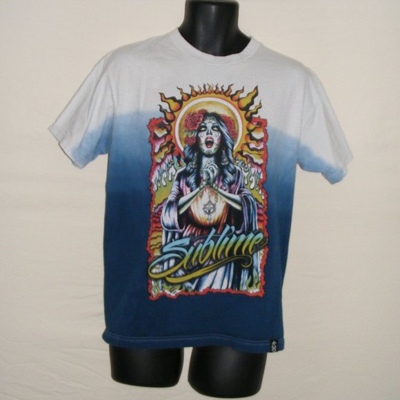 4:20 by Sublime Other - 4:20 by SUBLIME Tshirt M Sugar Skull Goddess Ombre